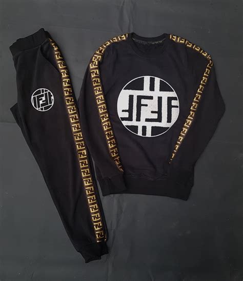 womens fendi monster tracksuit|fendi women's two piece.